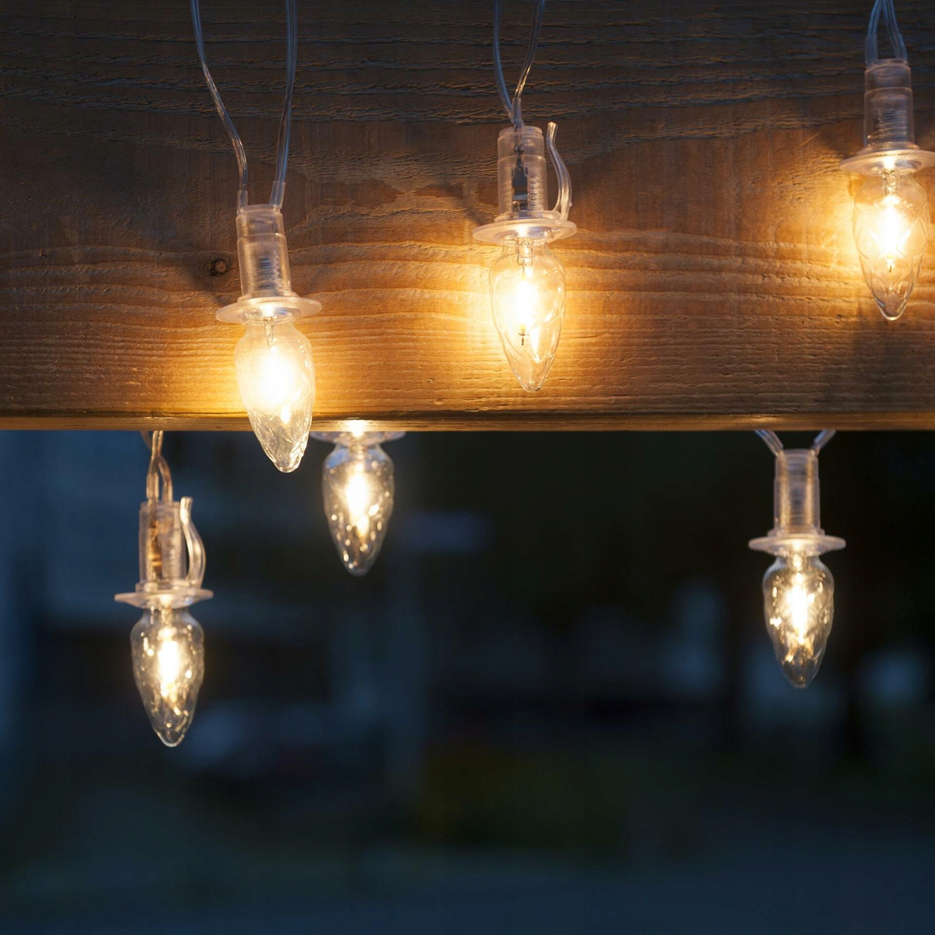 Exihand Vonkajšia súprava Led Filament Šiška číra, možnosť predĺženia, čír