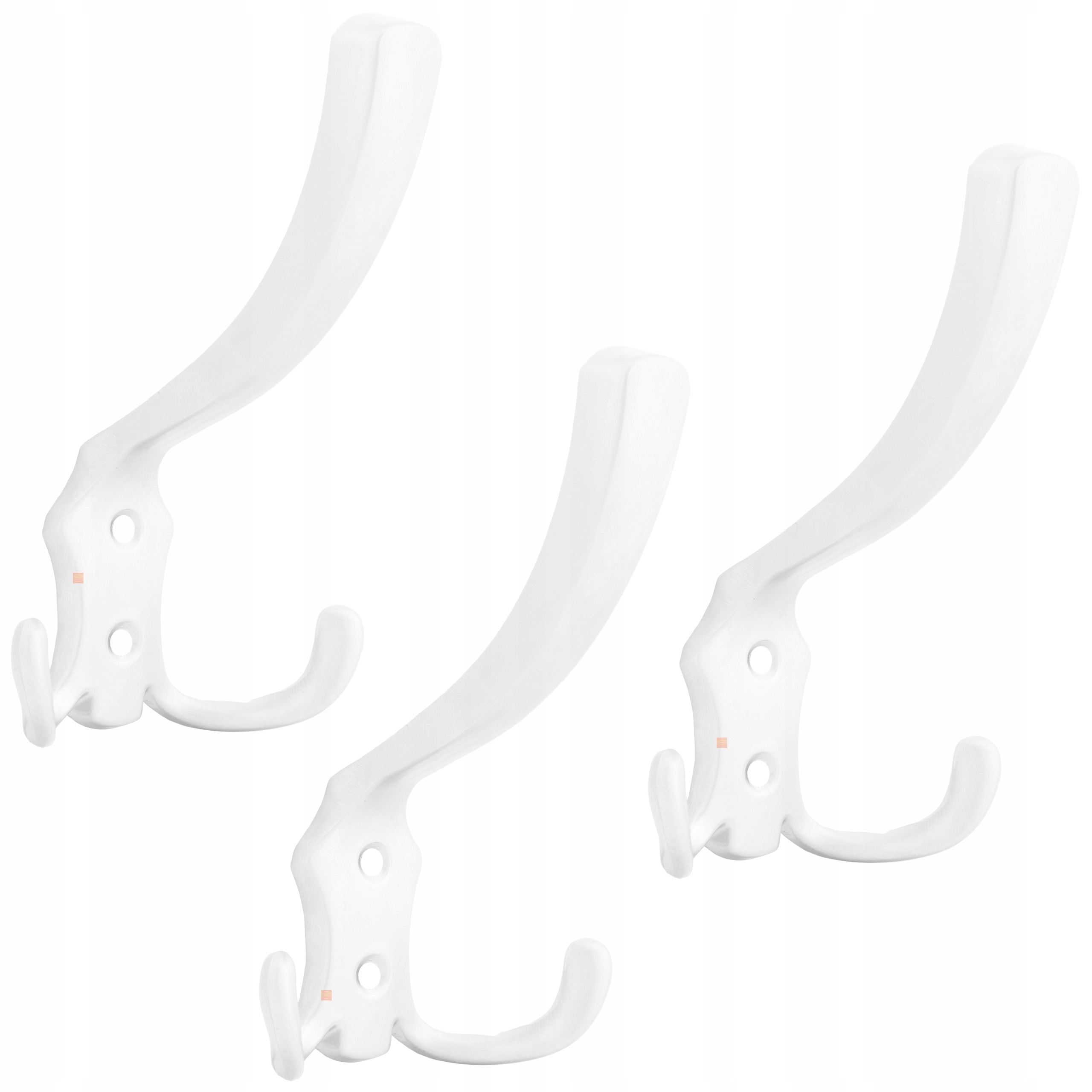 

Wieszak meblowy wysoki na ubrania W003 Biały 3szt