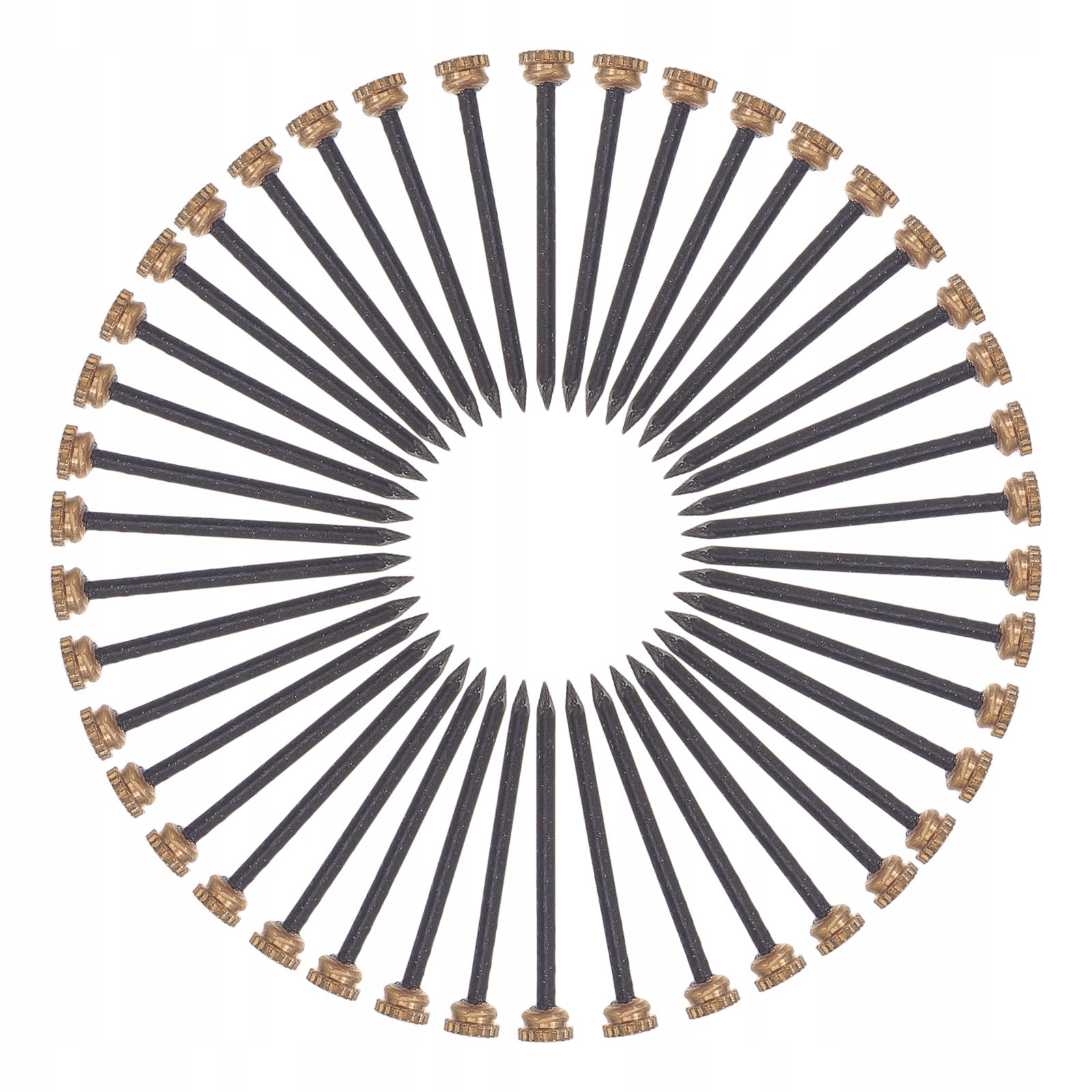 70Pcs Multi Color Picture Frame Hanging Nails with Black Copper Heads