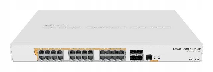 Switch|MIKROTIK|Typ L3|Rack|24x10Base-T 100Base-TX 1000Base-T|4xSFP+|1