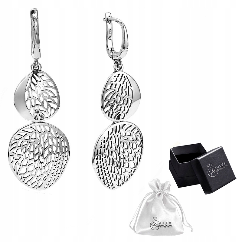 Stříbrné Náušnice ryzost 925 Elegantní leštěné Náušnice