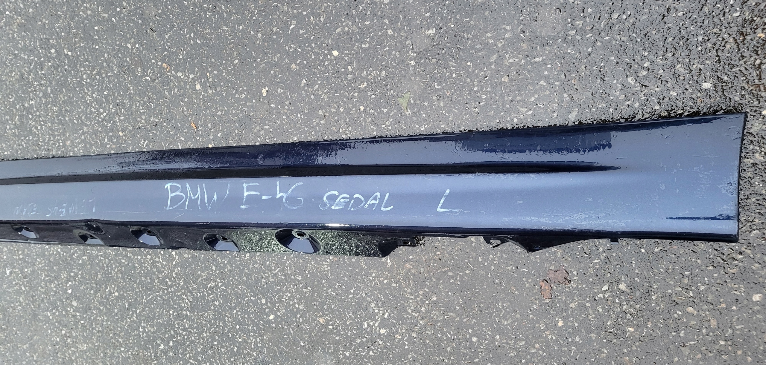 moulding cap of the threshold threshold left BMW 3 E46 8209755 OE