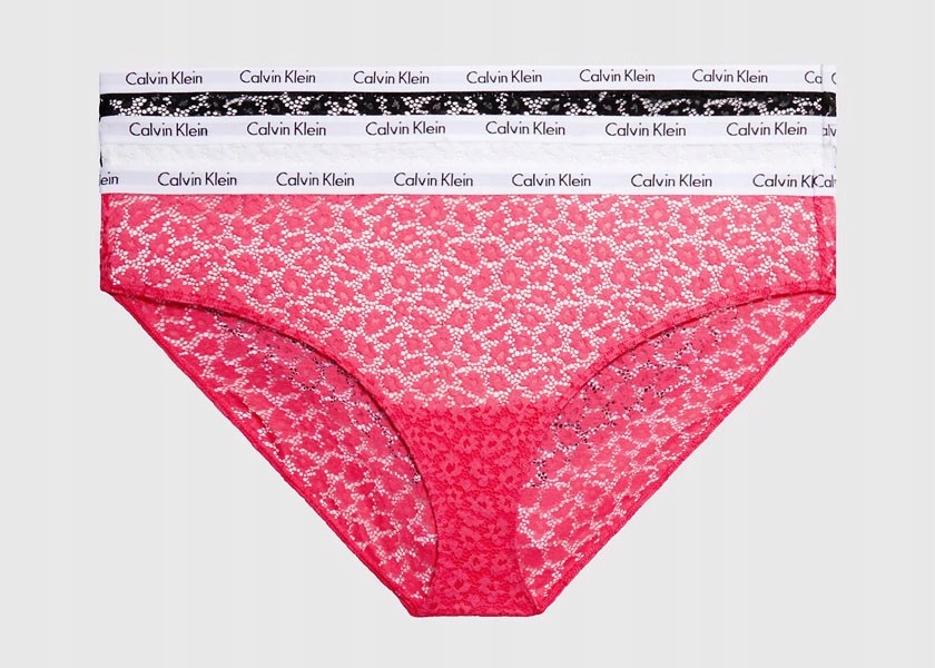Calvin Klein Kalhotky 000QD3926E Xs Bikini 3PK