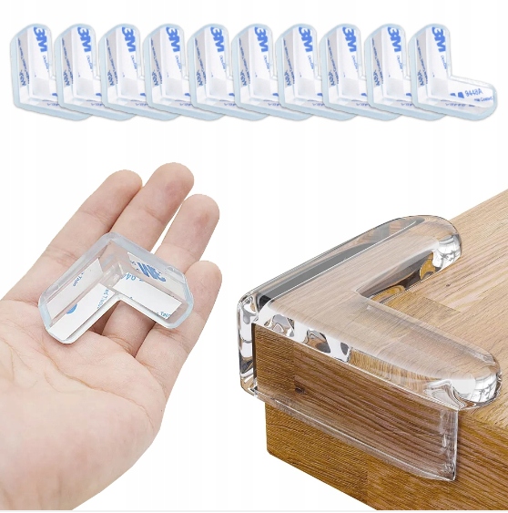 

20x Zabezpieczenie Na Rogi Kanty Mebli Szafki Stół