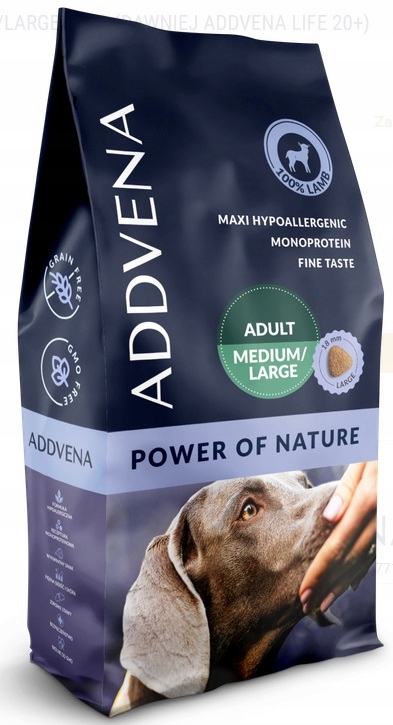 Levně Addvena Adult Suché krmivo pro dospělého psa velkých plemen Hypoalergenní 10kg