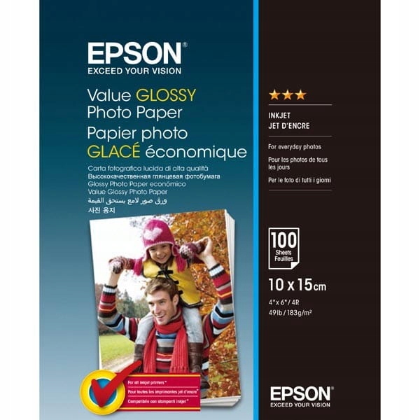 

Papier foto Epson C13S400039 10x15cm 183g 100szt