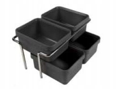 Kosz na śmieci Metropolis segregator sortownik do szuflady 90cm 3 kosze Marka Elletipi