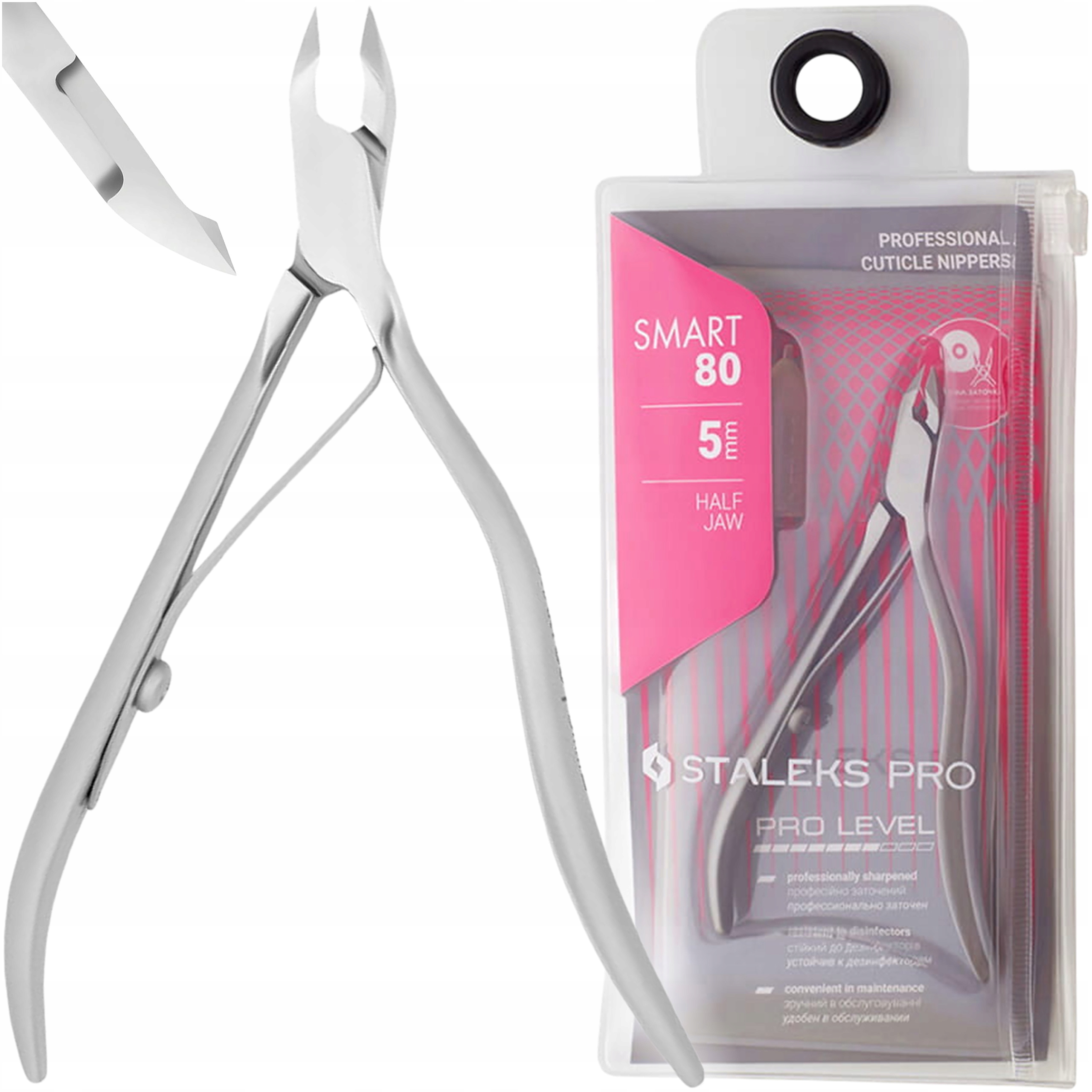 Přesné kleště na nehty Staleks Smart 80 5 mm NS-80-5