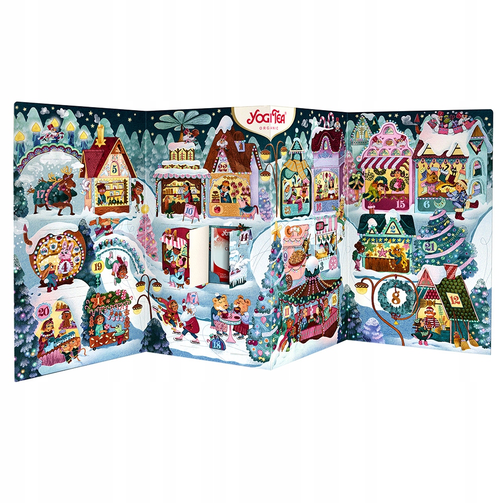 Адвент-календарь Yogi Tea Christmas Calendar 2025, 24 пакетика аюрведического чая — фото 2