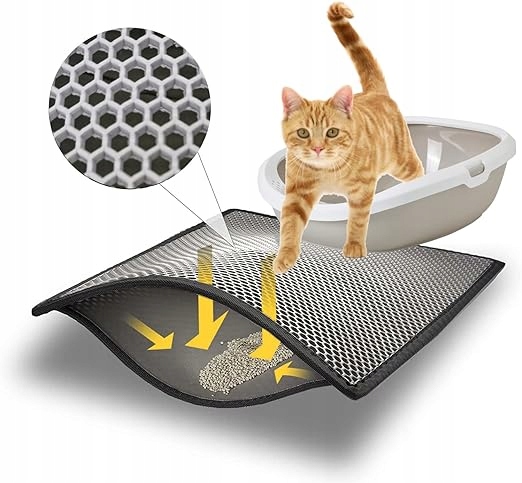 Levně Stěračová Podložka S Dírkami Na Stelivo Pod Záchod Sbírající Písek