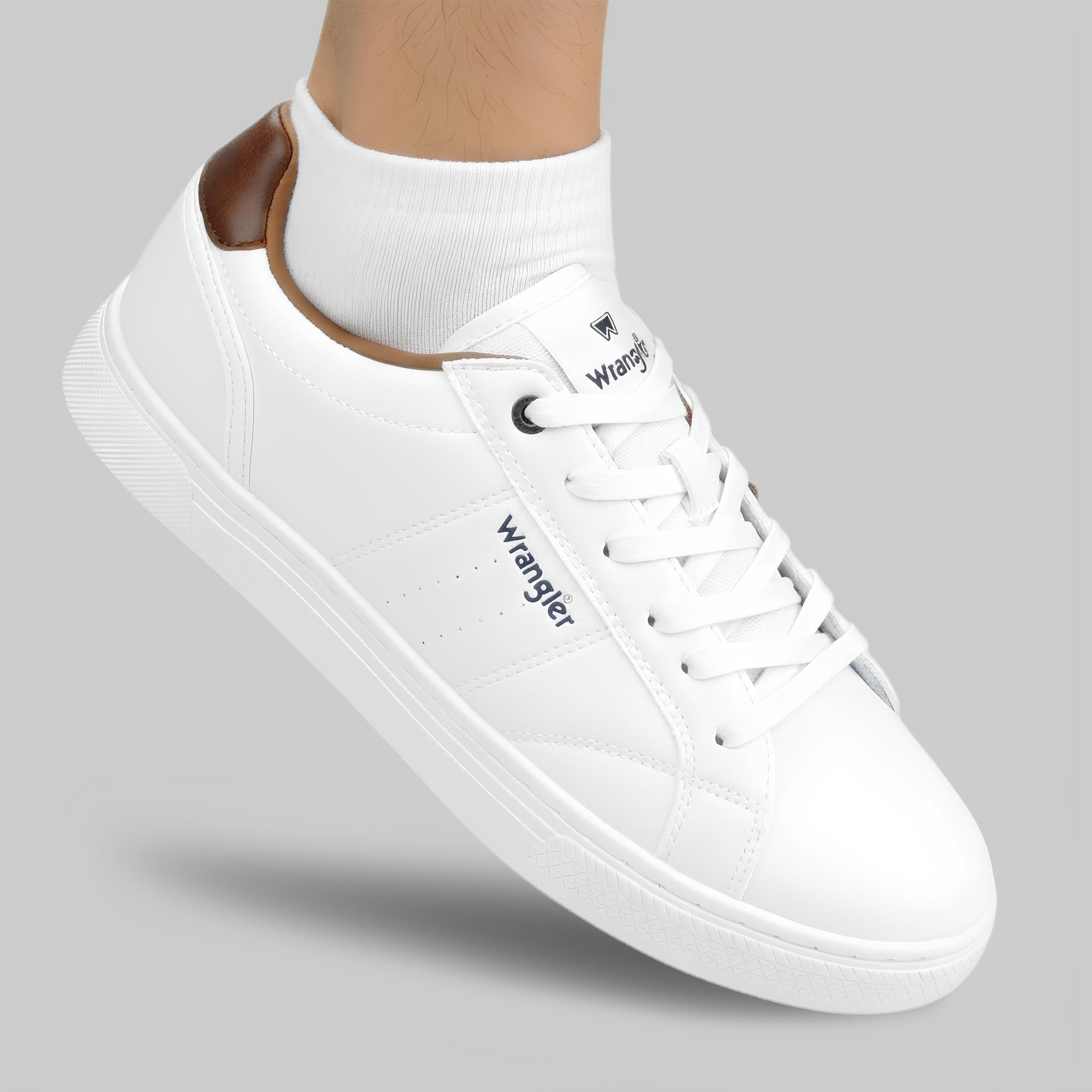 Buty męskie Wrangler Ritchy Trampki miejskie Casual sneakersy ekoskóra 45