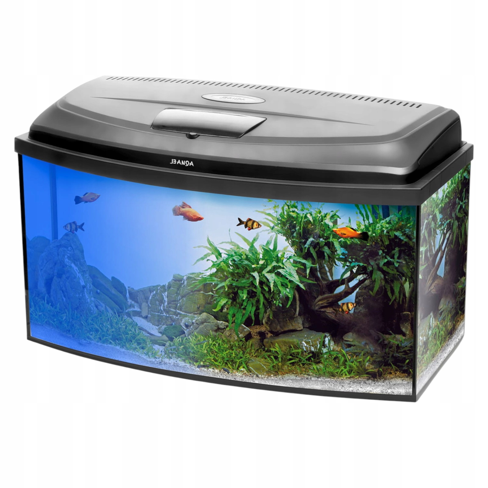 Aquael 102L zestaw akwariowy Profilowane akwarium z pokrywą Led