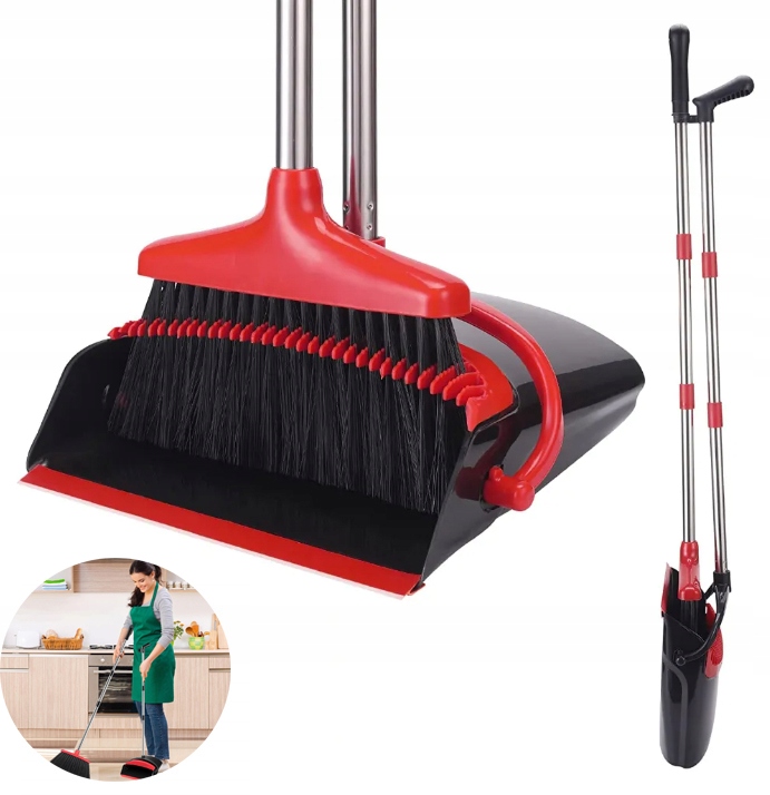 Levně Sada Na Zametání: Koště S Lopatkou, Dlouhá Rukojeť