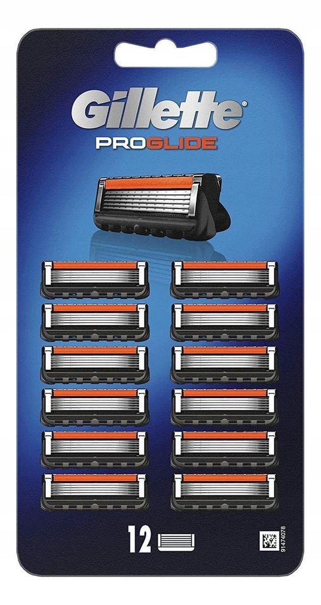 Gillette Pro Čepele Nůžky Náplně do strojku 12 Ks