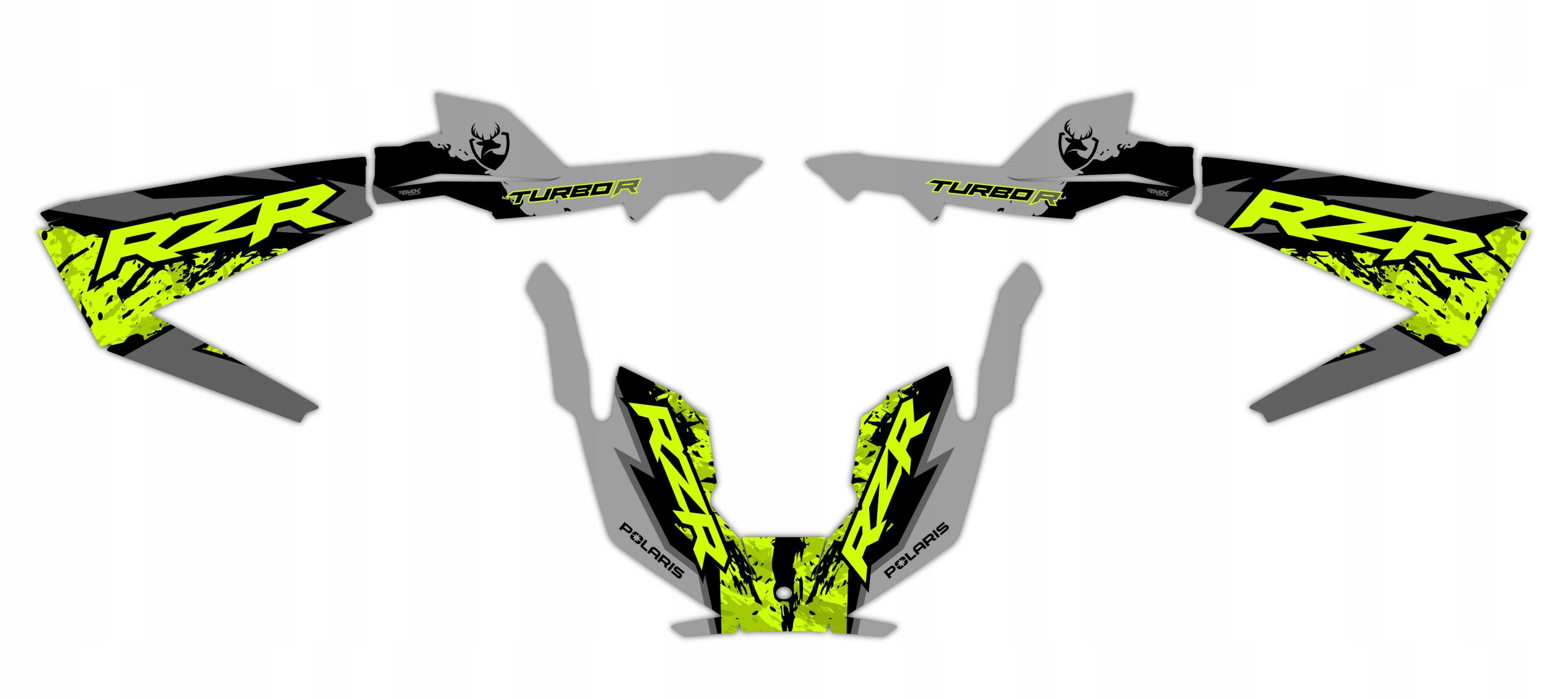 Dýha Nálepky Polaris Rzr Turbo R (Sport) 2022 2023 2024