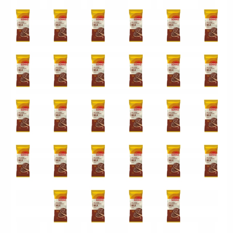 Sonko. Mléko Rýžové oplatky v mléčné čokoládě 65 g X28