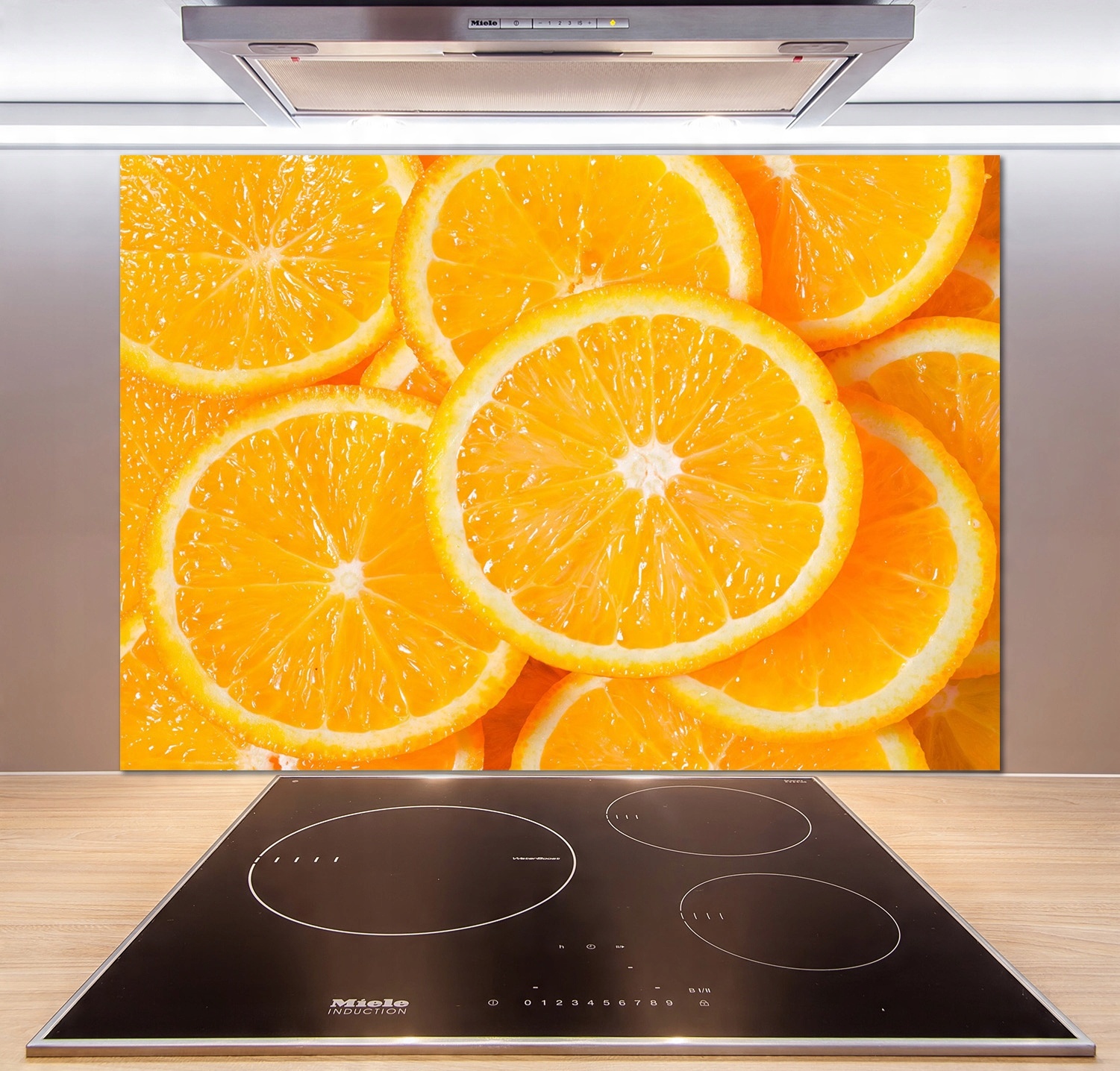 

Panel do kuchni Plastry pomarańczy 100x70 + Klej