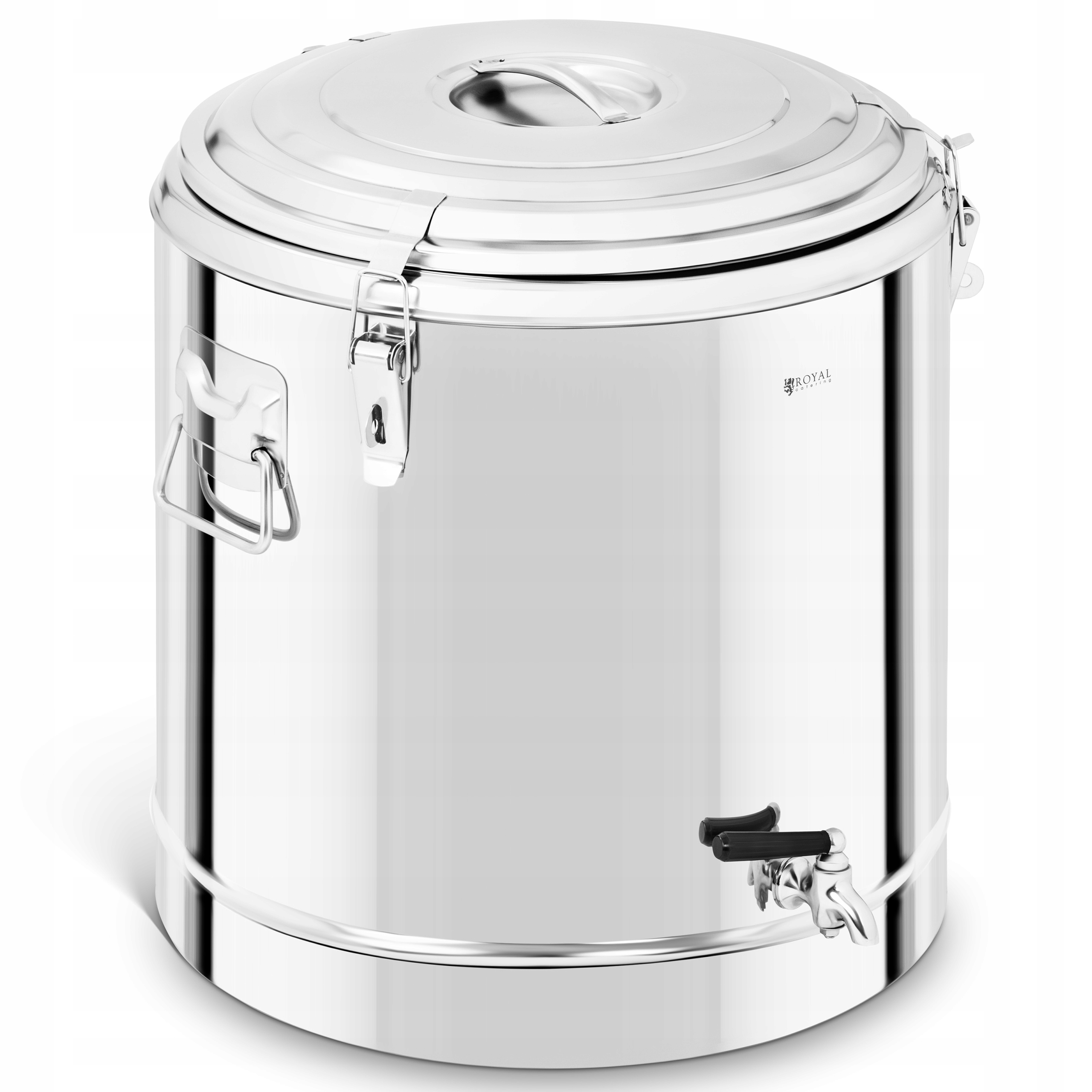 Obědový gastronomický Termos Royal Catering 50 l šedý pro přepravu