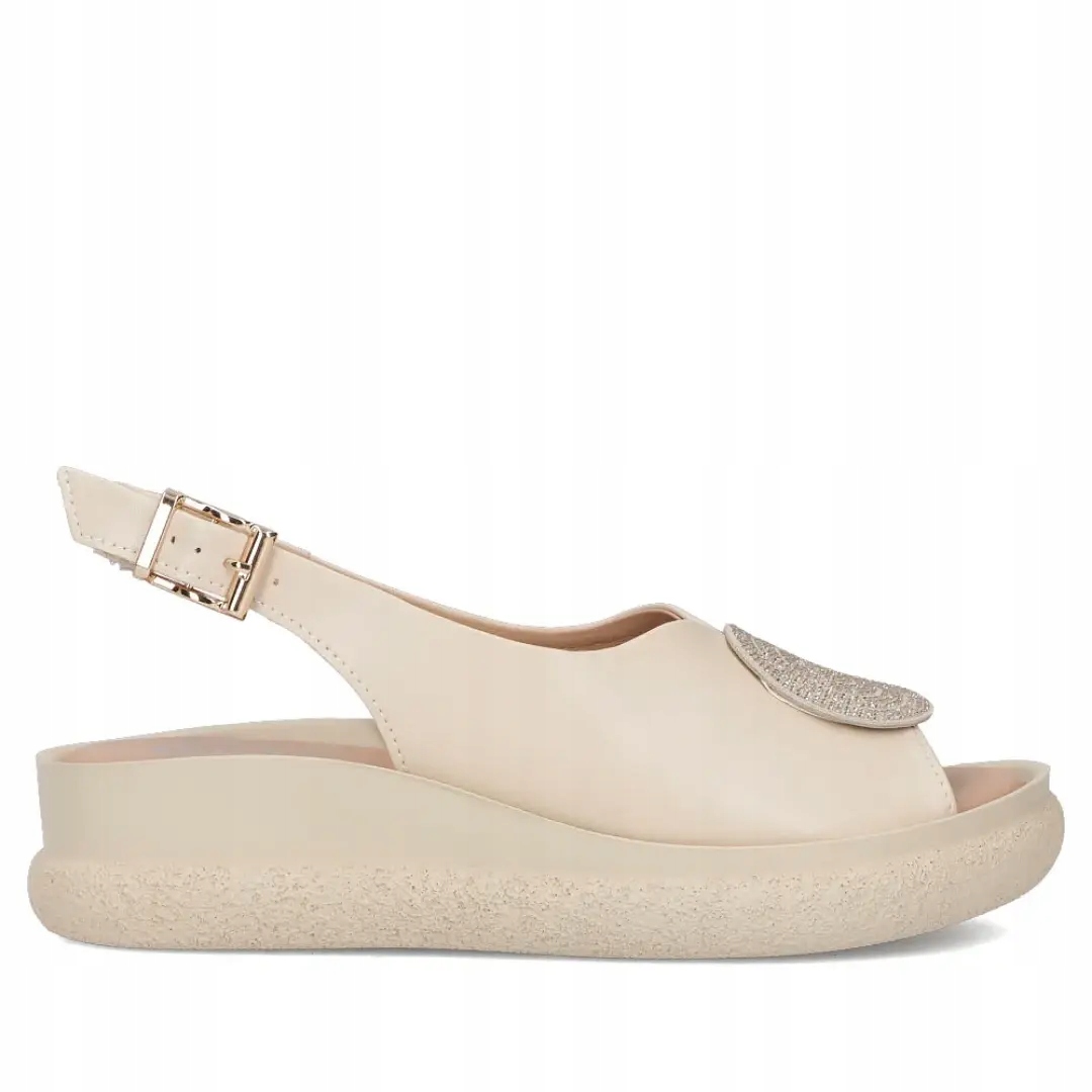 Dámské sandály Filippo Ds 6984/25 Be béžové 37, Béžová