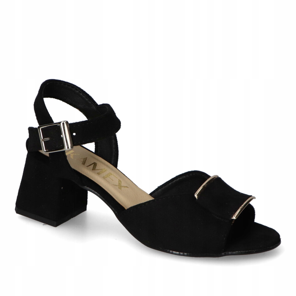 Sandály Kamex-But 59OZ Černý semiš 38