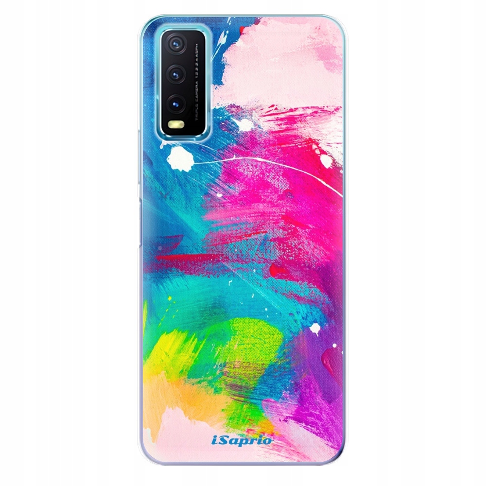 Silikonowe etui iSaprio Abstract Paint 03 do Vivo Y20s