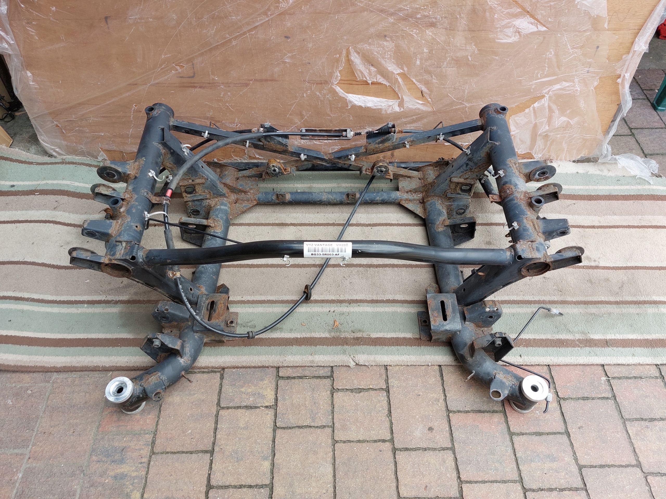 SAMKI subframe springing rear part ASTON MARTIN VANTAGE 4.7 V8 17r BG33-5R003-AF
