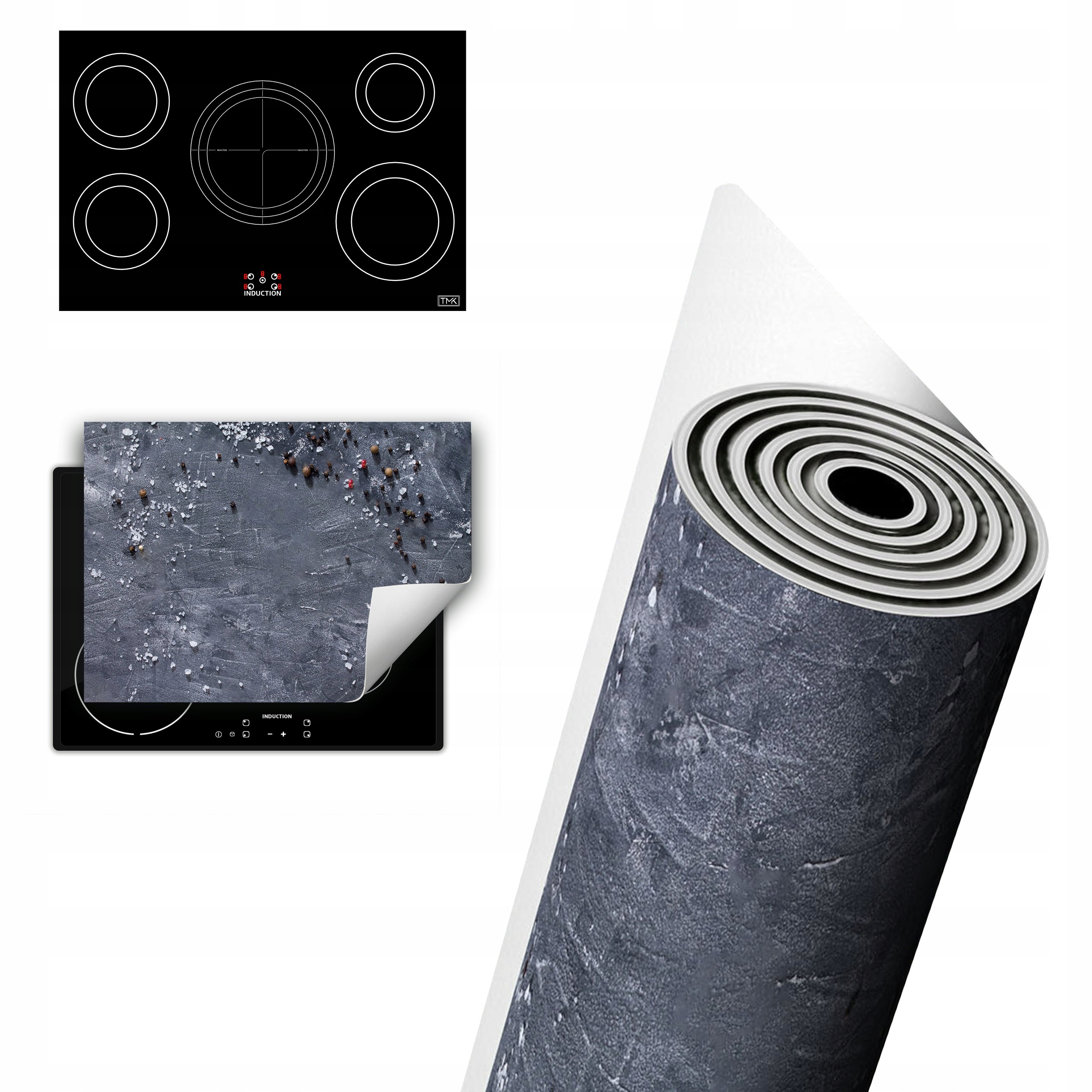 Vinylová Ochrana Na Indukci Desek 80x52 břidlice