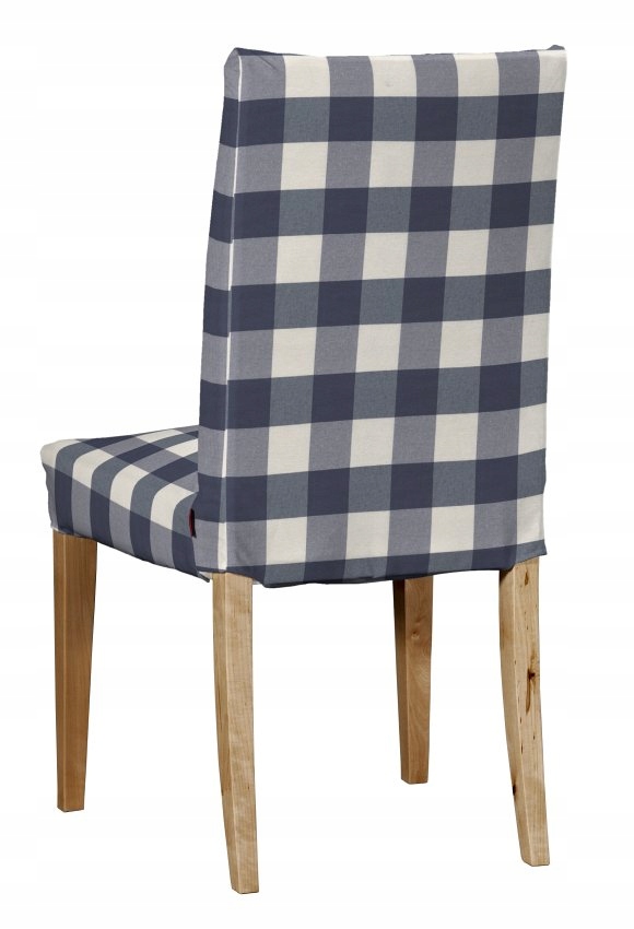 Dekoria potah na židli Henriksdal krátký Ikea modrý