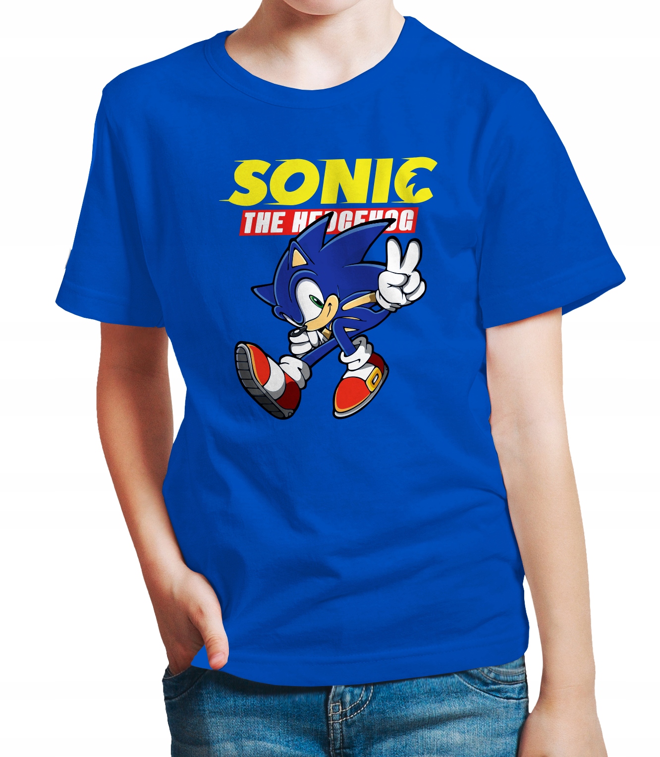

T-shirt dziecięcy Wysoka Jakość Hedgehog Sonic 152