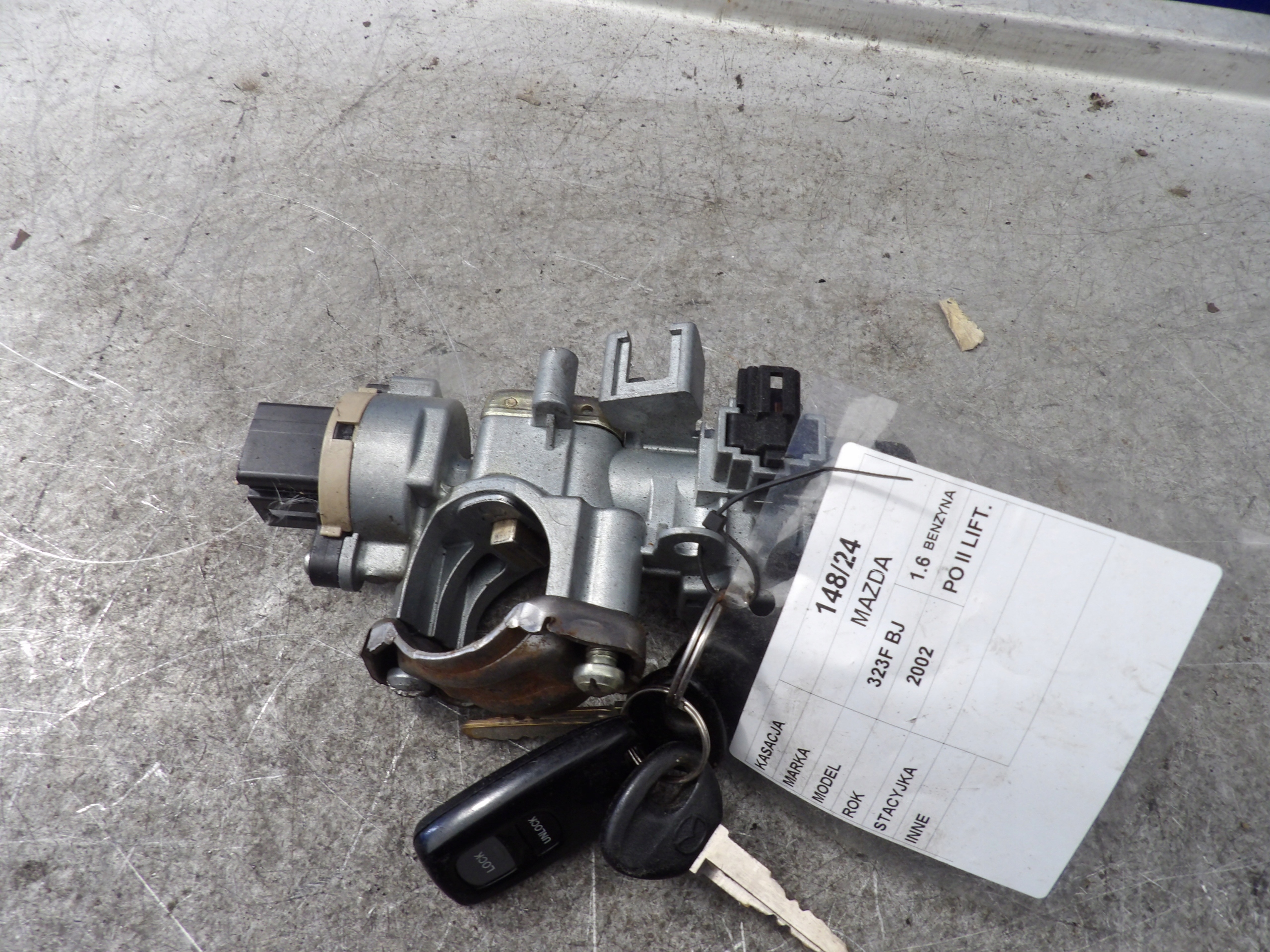 Mazda 323 BJ ignition z kluczykiem