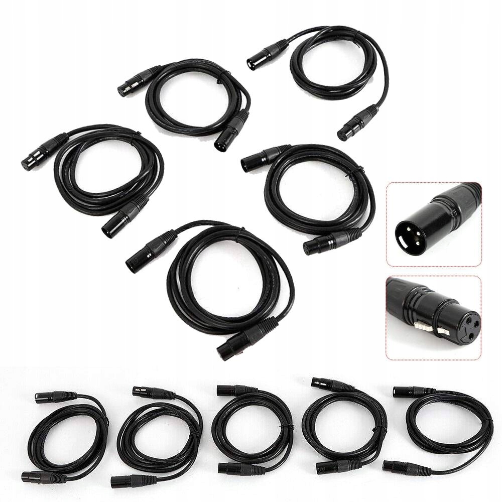 10 x signální kabel Xlr 3-pinový signálový kabel DMX512, kabel DMX