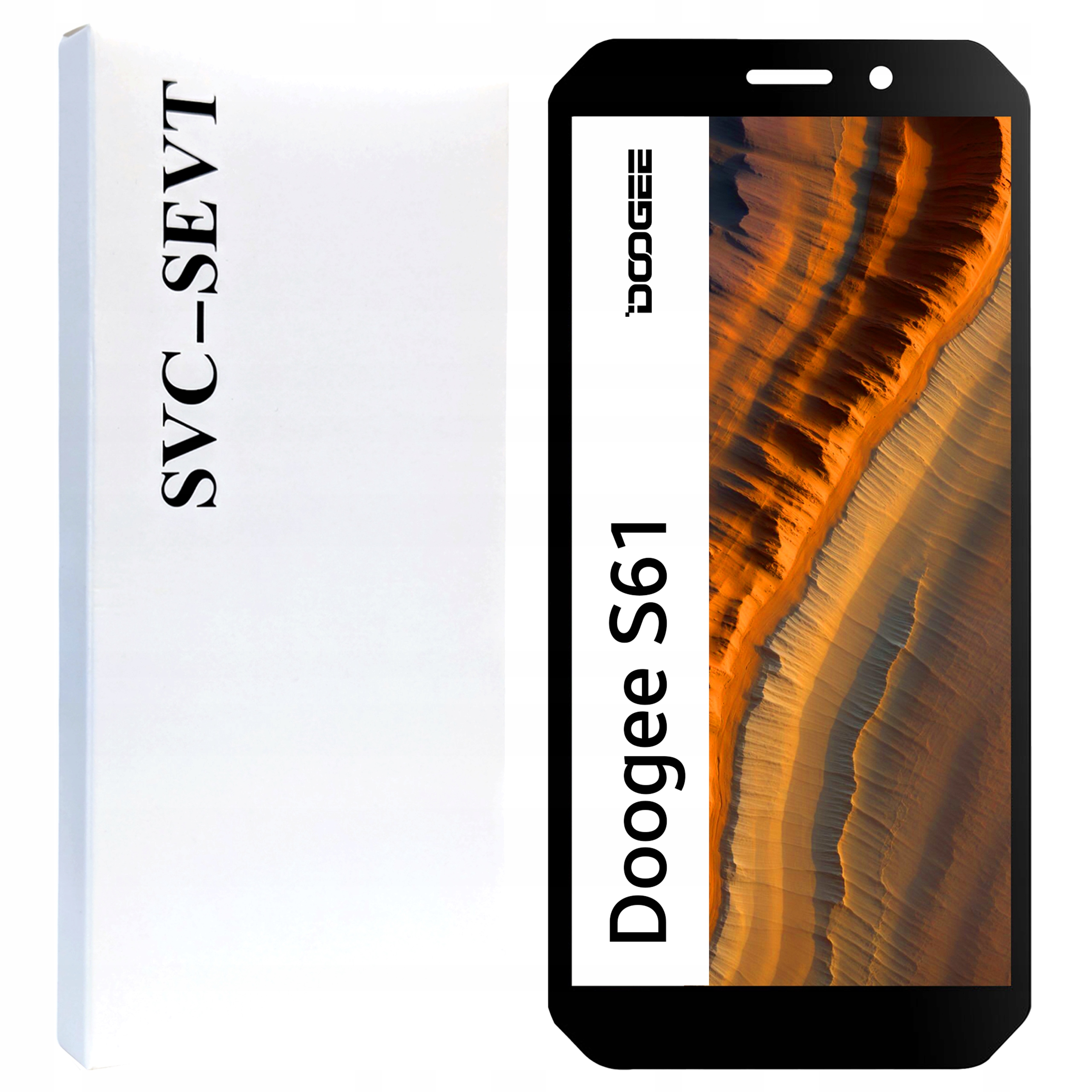 Originál Zila pro Doogee S61 LCD Displej Digitizer Dotyk