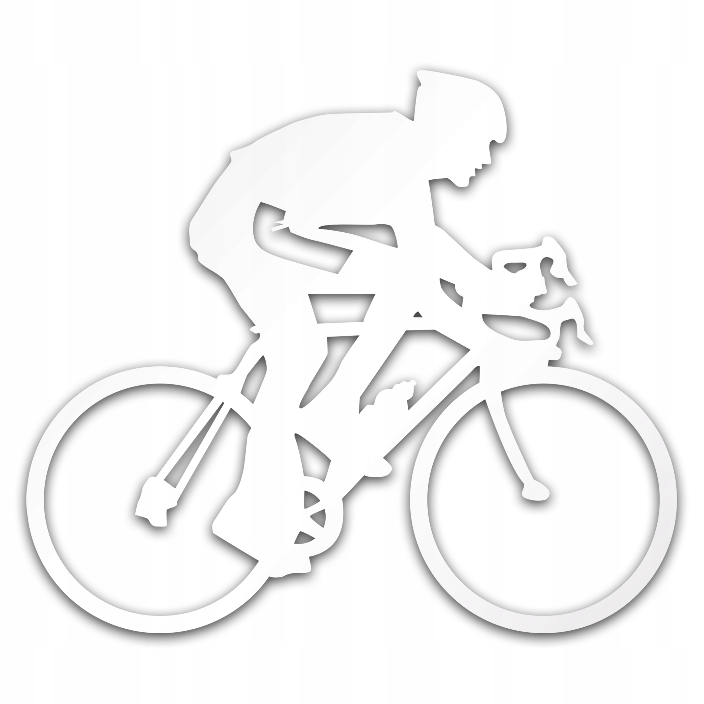 Rowerzysta Sticker Odblaskowy Auto Rower Kolarka