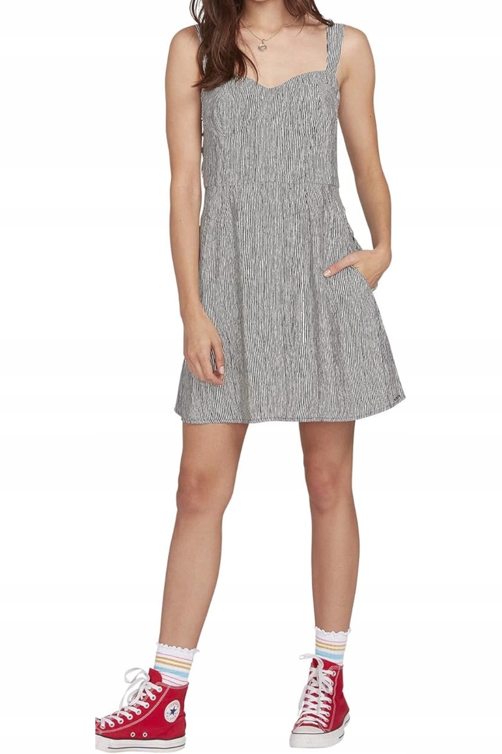 Dámské Šaty Volcom s ramínky, pruhované, letní vel. L
