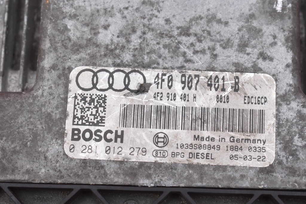 control unit computer of the engine 4F0907401B AUDI A6 C6 2.7 TDI 180 KM 04-08
