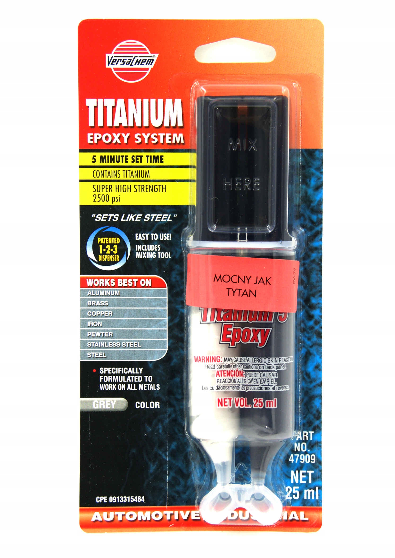 

Klej do metalu tytan Versachem Titanium epoksyd