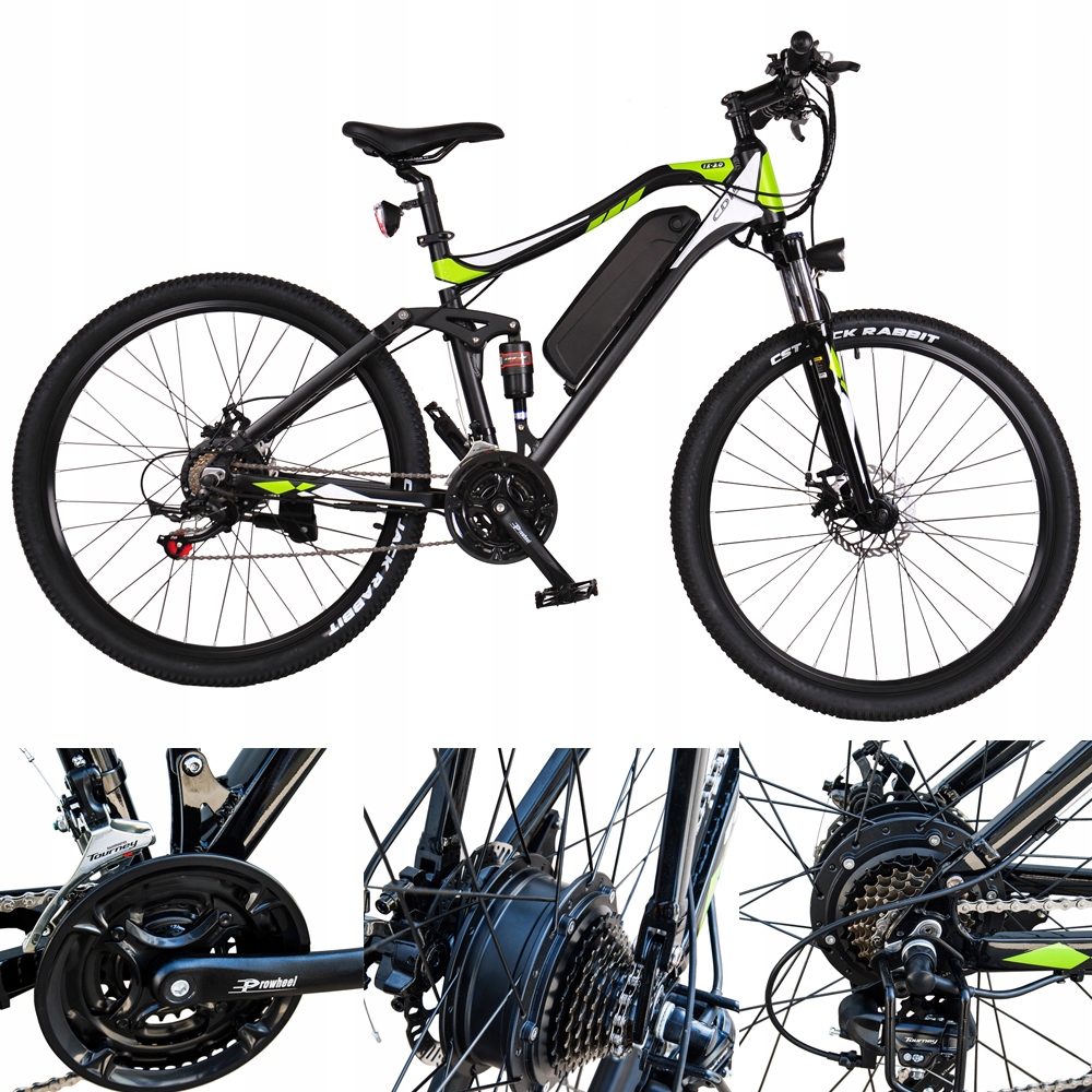 Rower Elektryczny TX3.0 500W 27,5*2,1 CALI BIKE PL 4537367836639