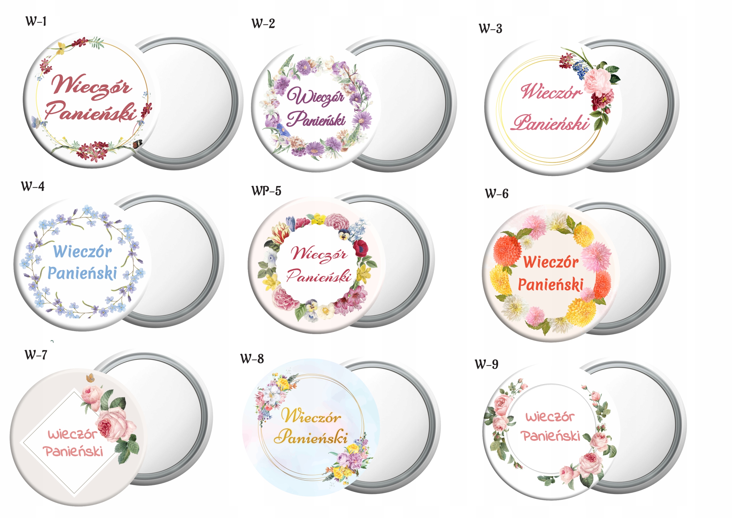 Lusterko podziękowanie WIECZÓR PANIEŃSKI woreczek EAN (GTIN) 5906379214268