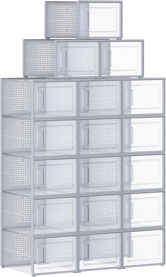 Organizér Na Boty Sada 18 Kusů Krabička Zásobník Na Obuv Do Šatníku