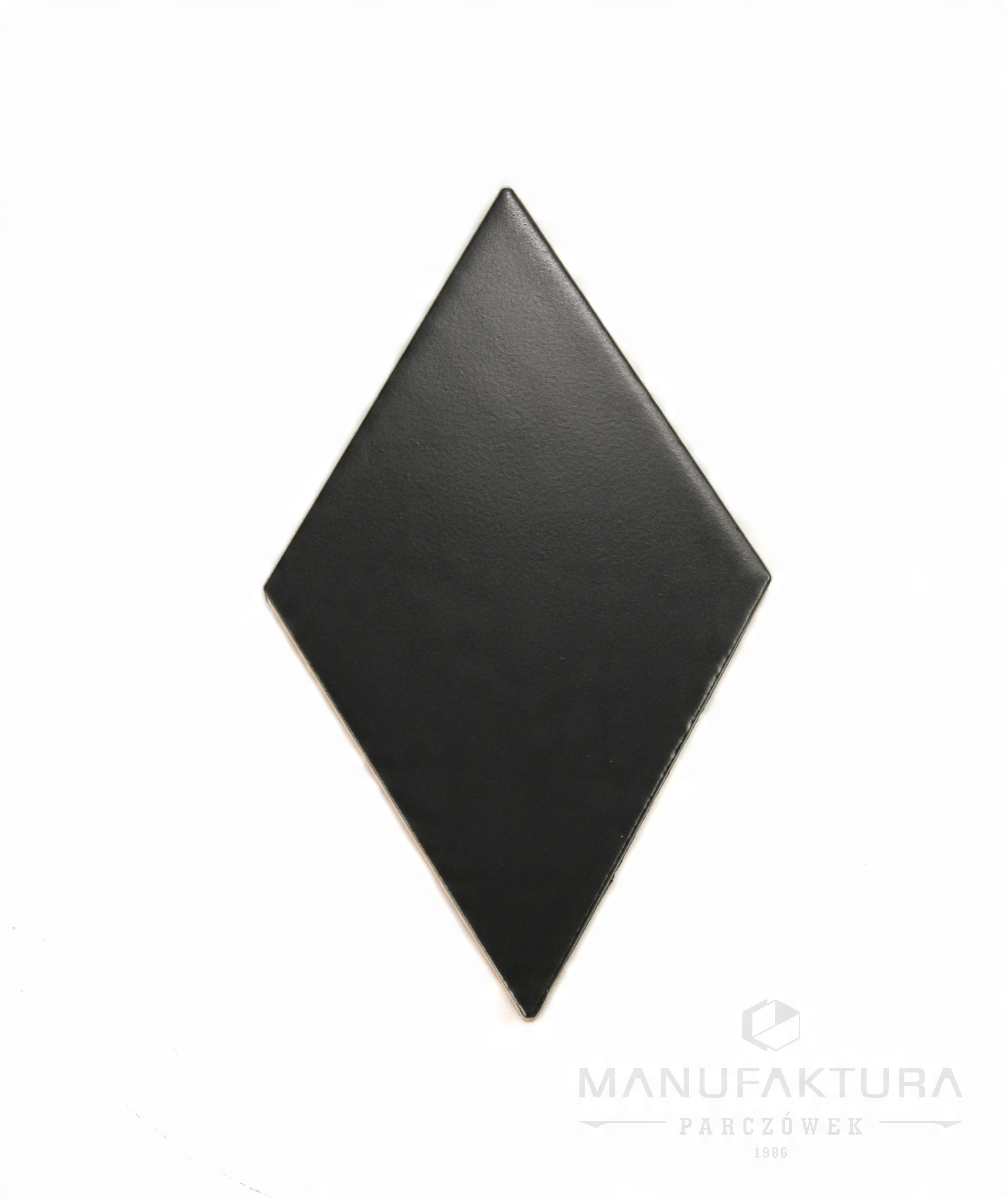 

romb płytka ceramiczna12x20 cm czarna mat
