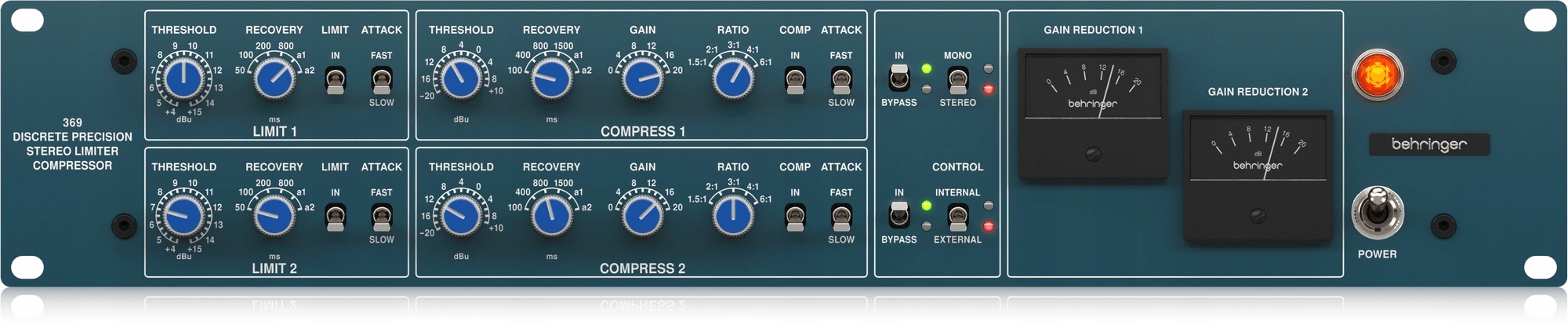 Behringer 369 – stereo kompresor/limiter