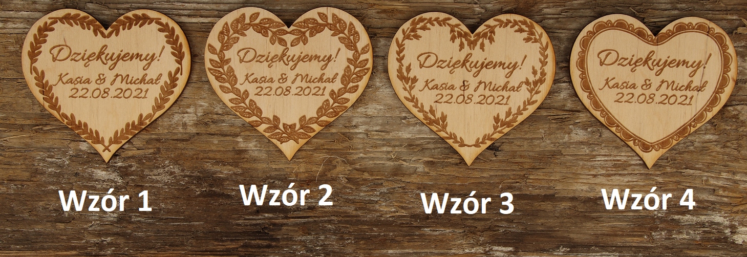 MAGNES PODZIĘKOWANIE DLA GOŚCI PERSONALIZOWANE EKO Rodzaj magnes