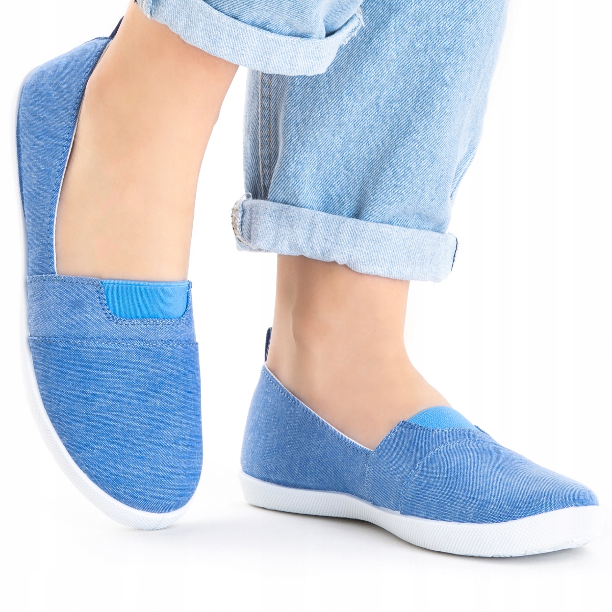 

Tenisówki trampki wsuwane lekkie modne trwałe Axim