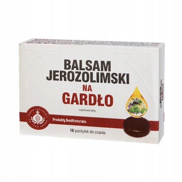 

Balsam Jerozolimski na gardło, 16 pastylek do ssan