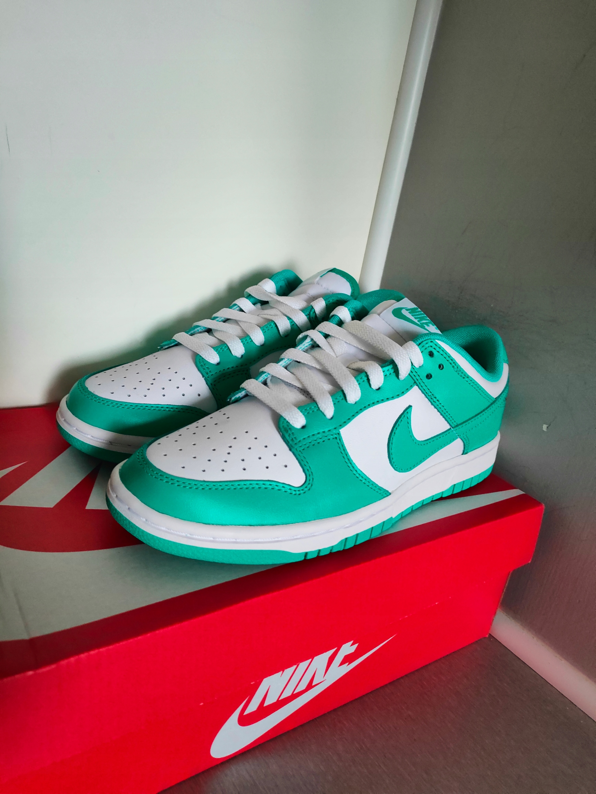 Boty nike dunk low clear jade 39 DV0833-101