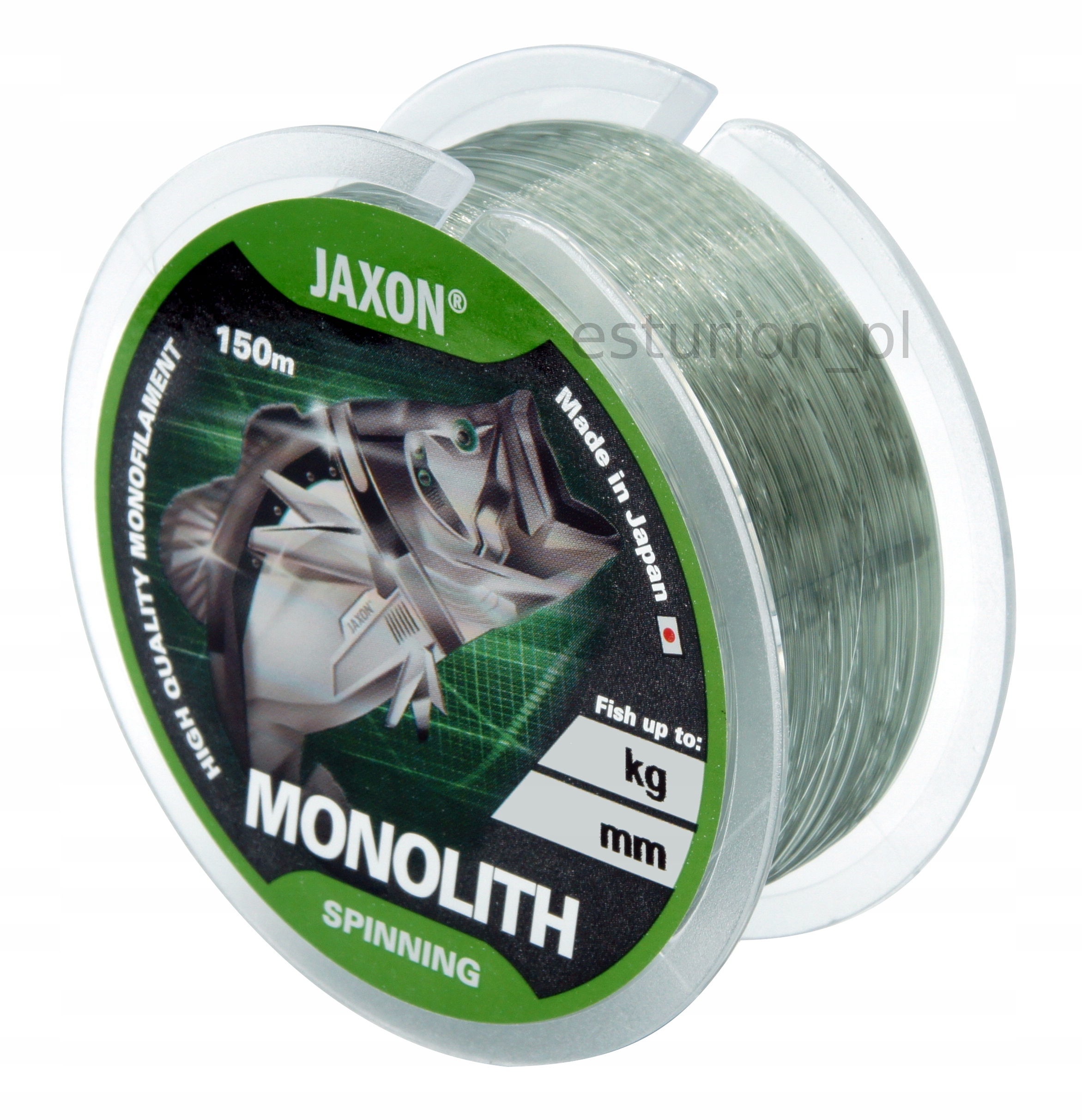 Jaxon Angelschnur Monolith Match 150m - Monofile Schnur 0,18mm / 7kg | Für Posenfischen
