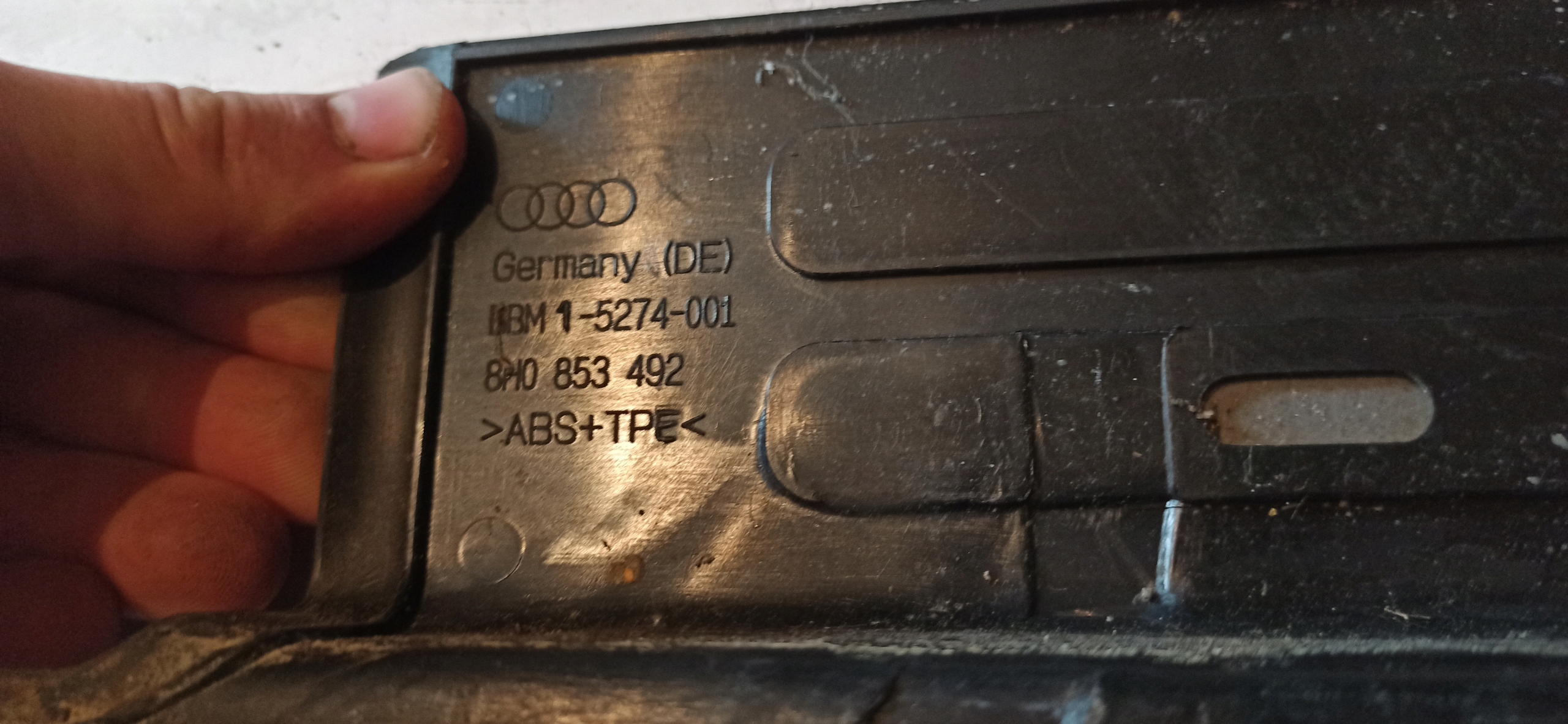AUDI A4 S4 B6 B7 CABRIO moulding threshold 8H0853492