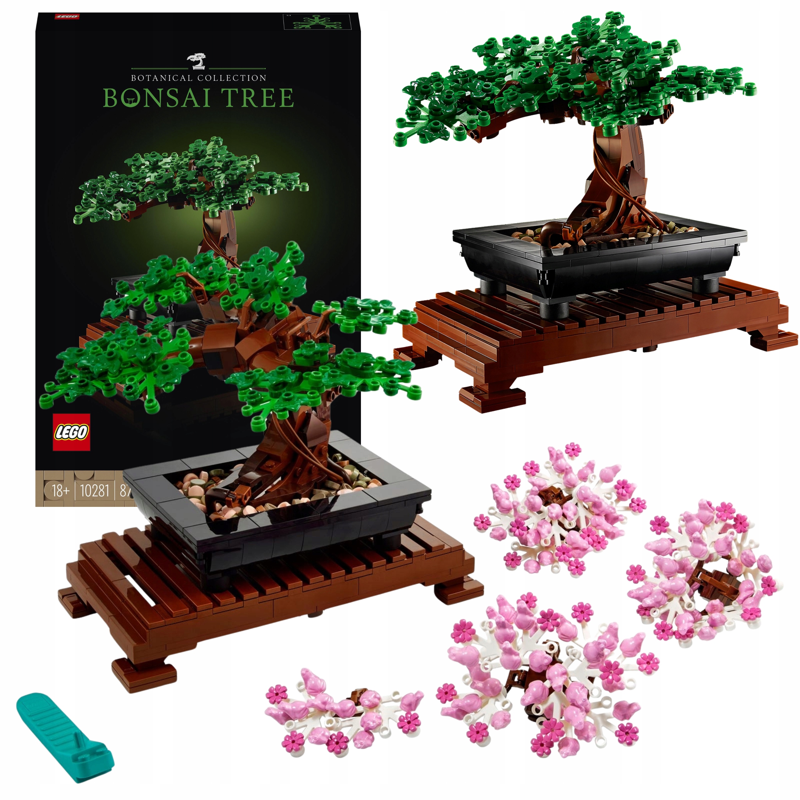 Lego Icons Na Walentynki Dla Niej Niego Zestaw XXXL Drzewko Bonsai