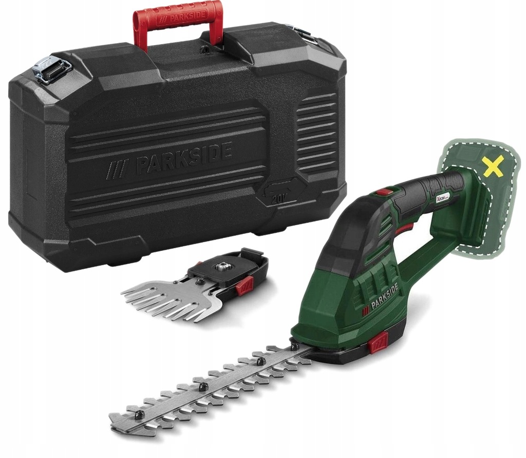 Akumulátorové Nůžky Na Živý Plot Trávy 2v1 Pags 20-Li Parkside