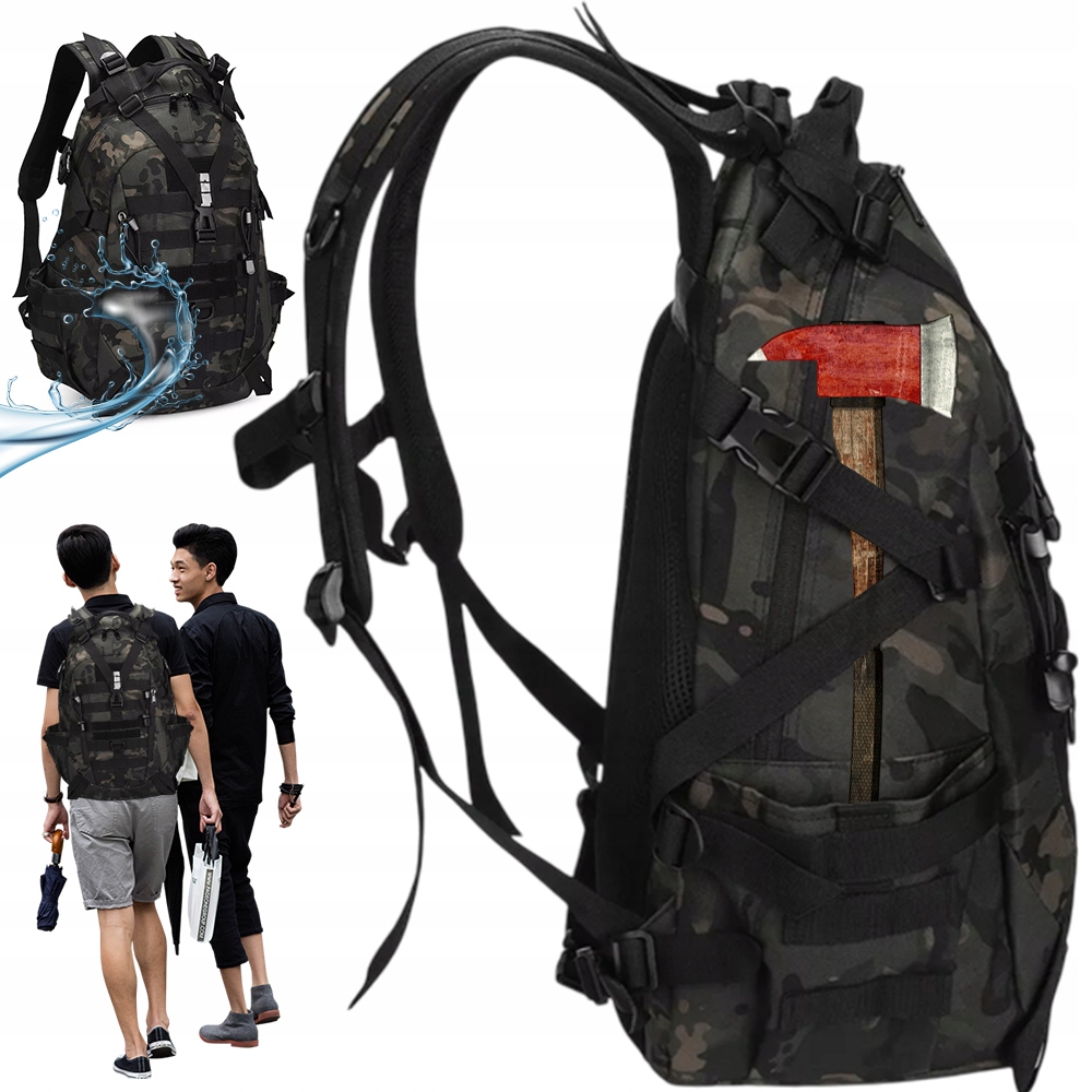 Plecak Wojskowy Militarny 30L Turystyczny Trekking Survivalowy Harcerski